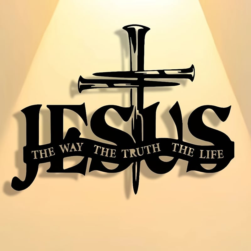 ✝️Jesus & Cross Design Wall Art (12 x 9 inches)