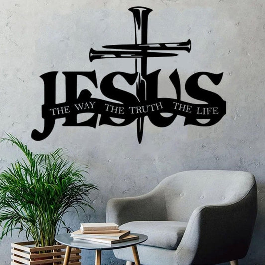✝️Jesus & Cross Design Wall Art (12 x 9 inches)