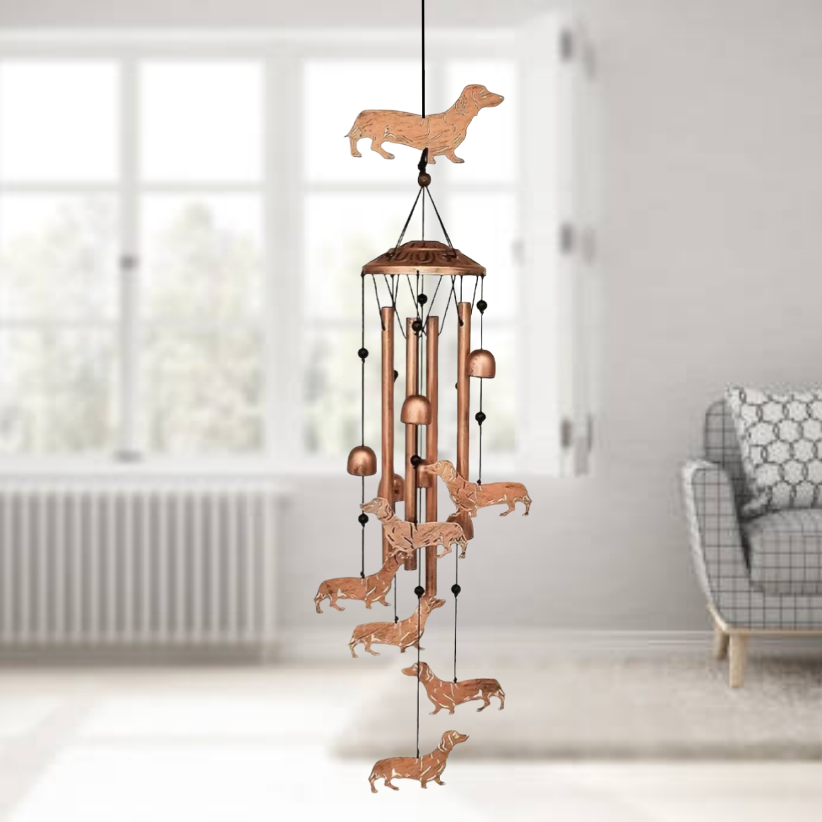 Dachshund Wind Chimes
