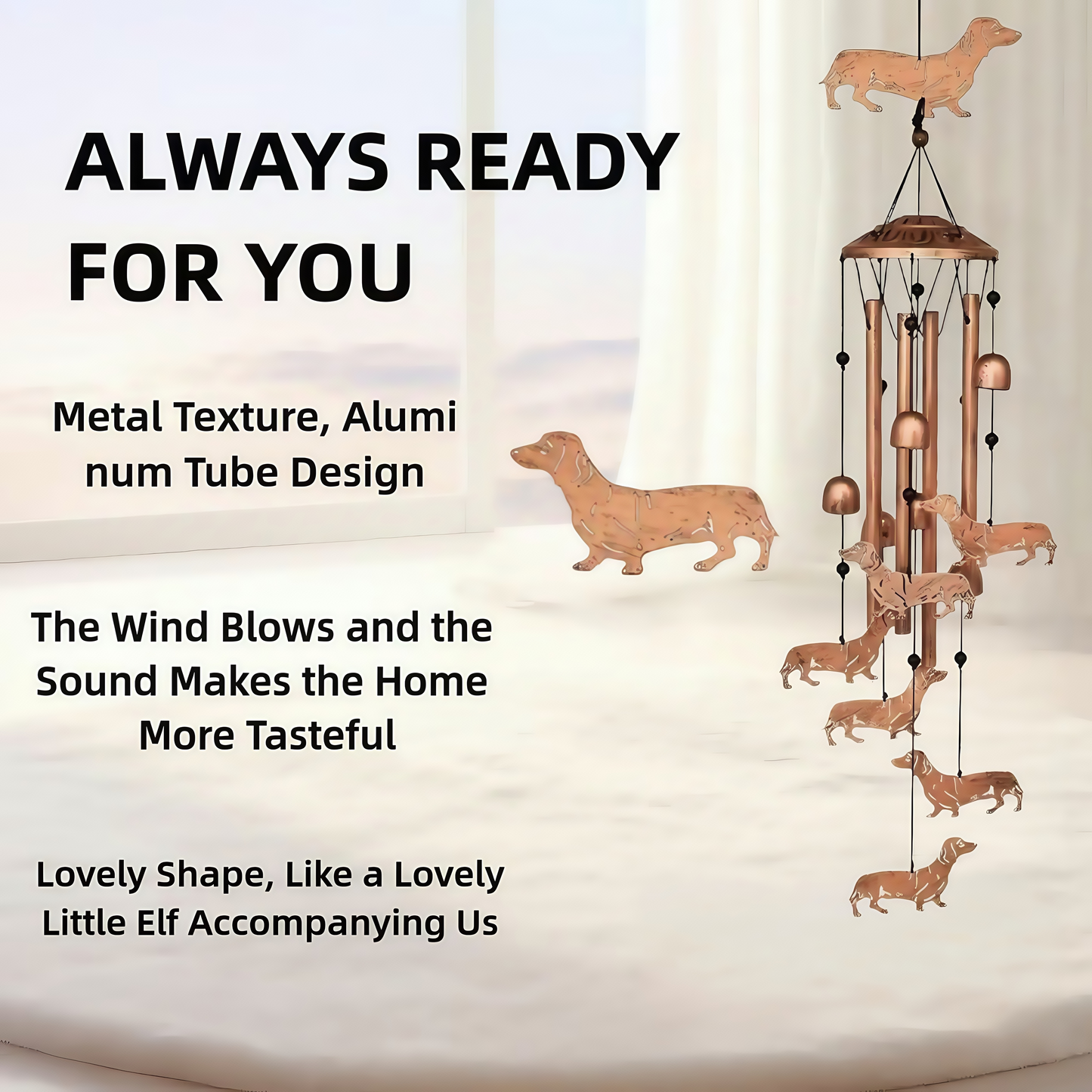 Dachshund Wind Chimes