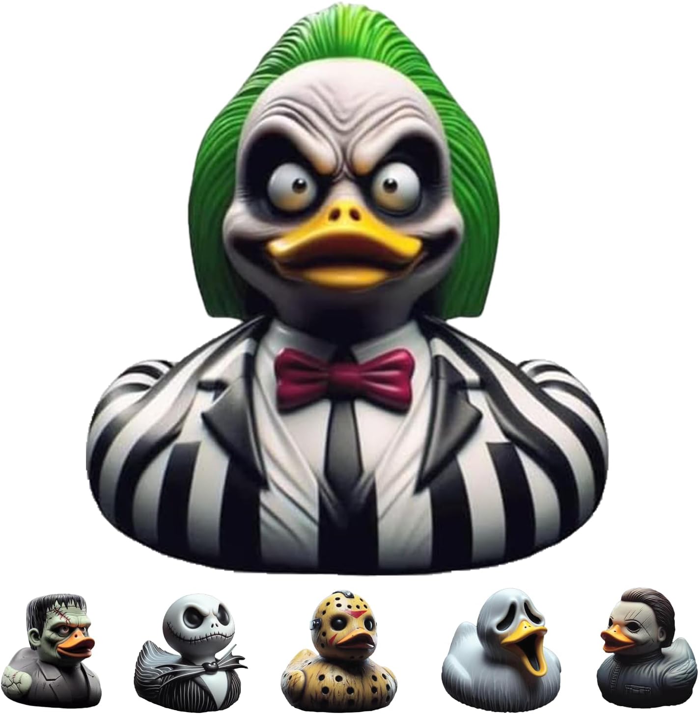 🦆EROCK Punk Duck Goth Resin Duck