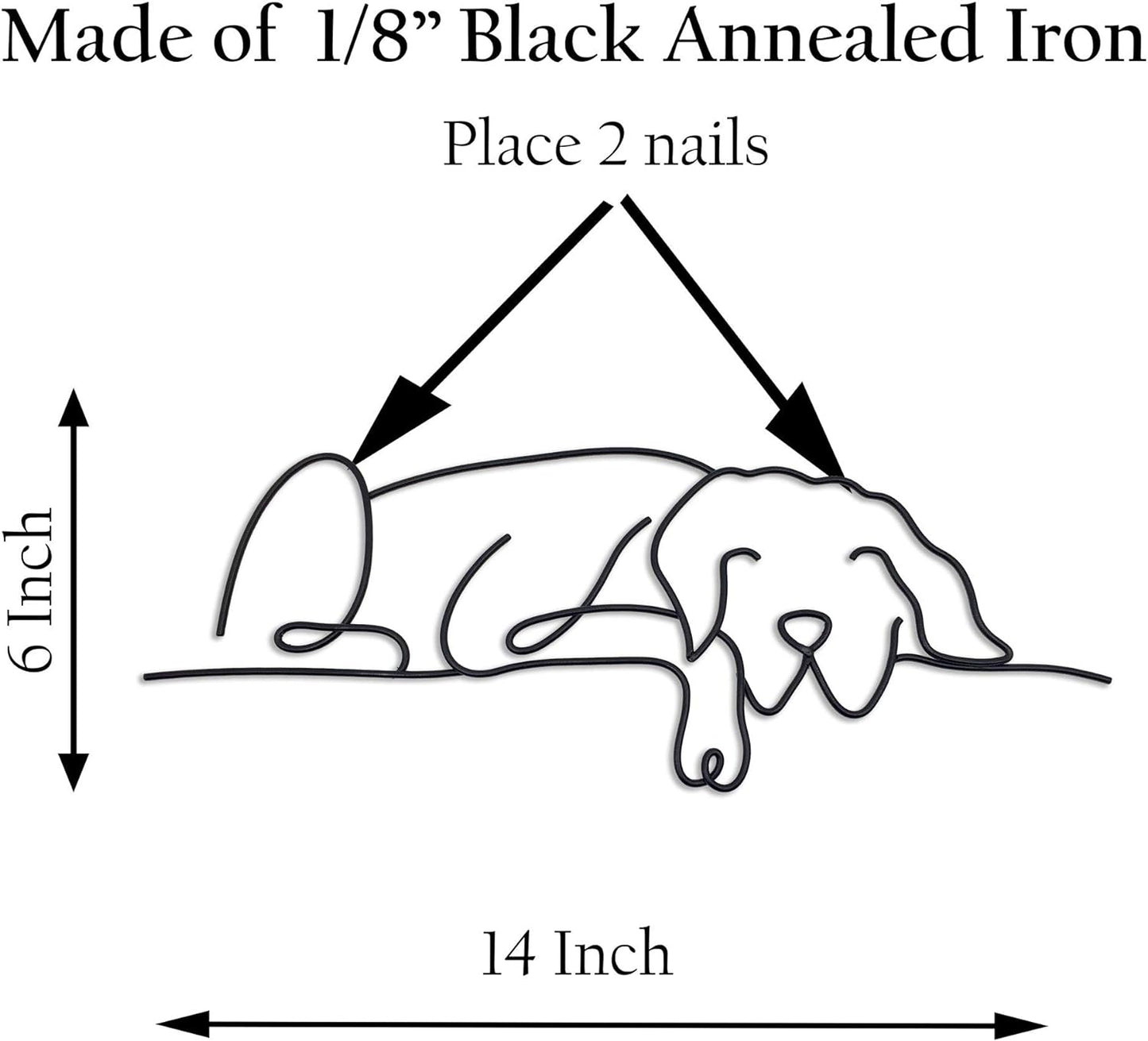 🐶Dog Metal Wall Art, Puppy Metal Wall Decor, Dog Lovers Gift Pet Home Decor