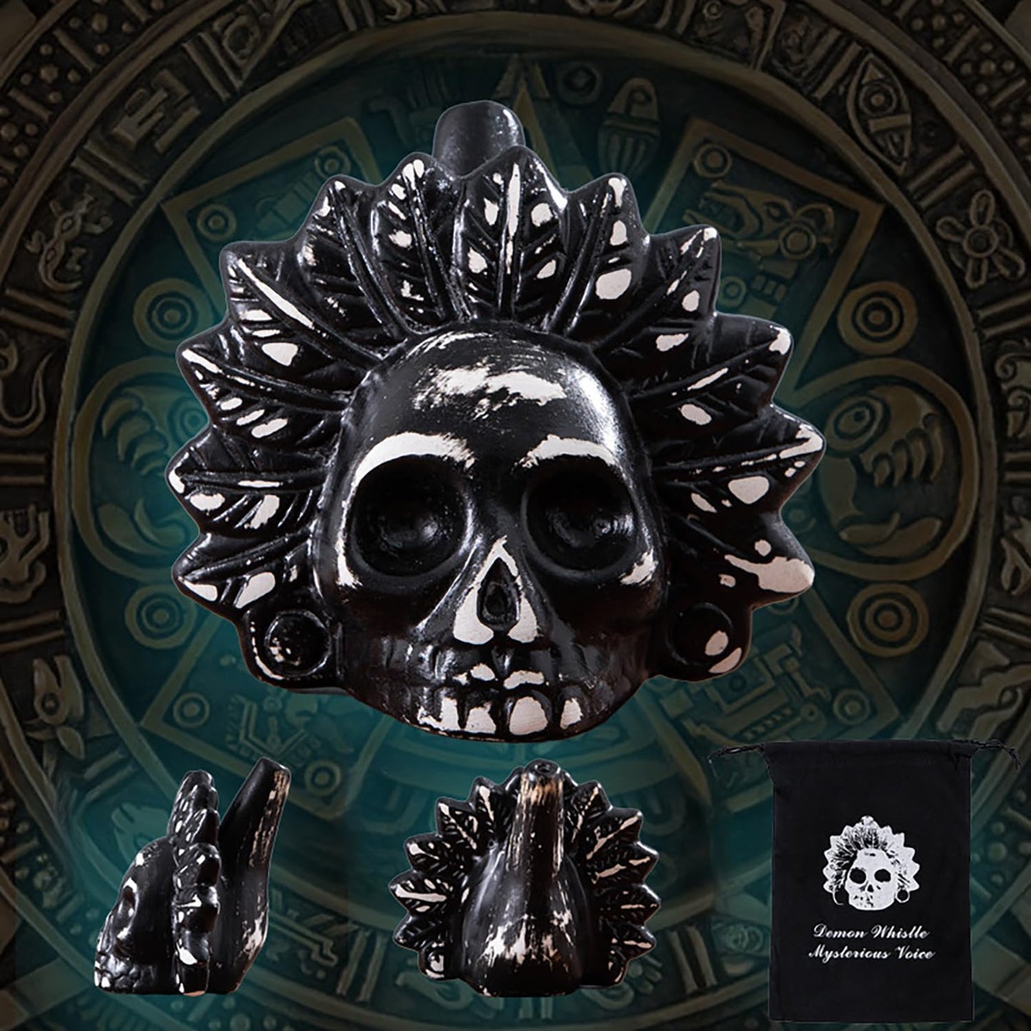 💀Aztec Death Whistle 125 dB+ Human Screaming Soundsstle