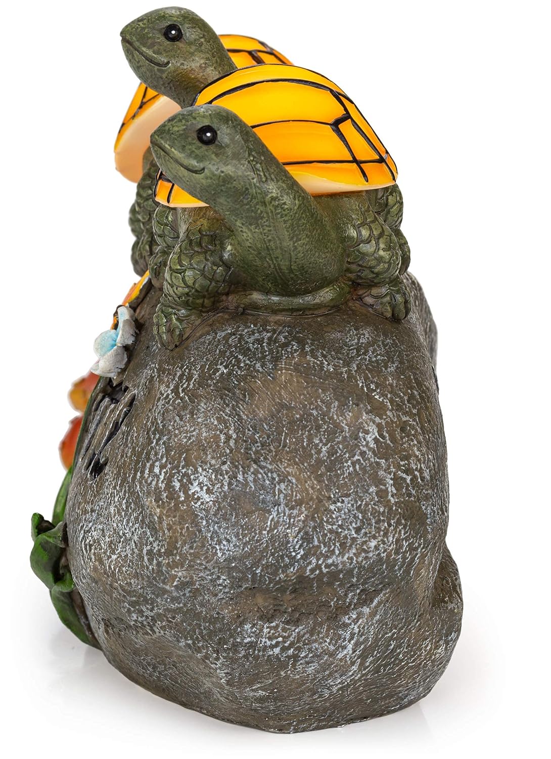 🐢Welcome Turtles on a Rock Solar Powered LED Outdoor Decor Garden Light