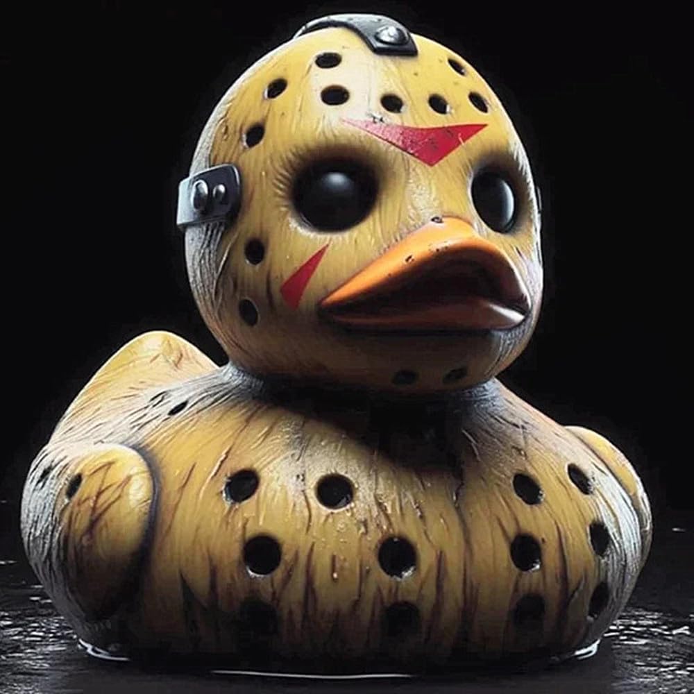 🦆EROCK Punk Duck Goth Resin Duck