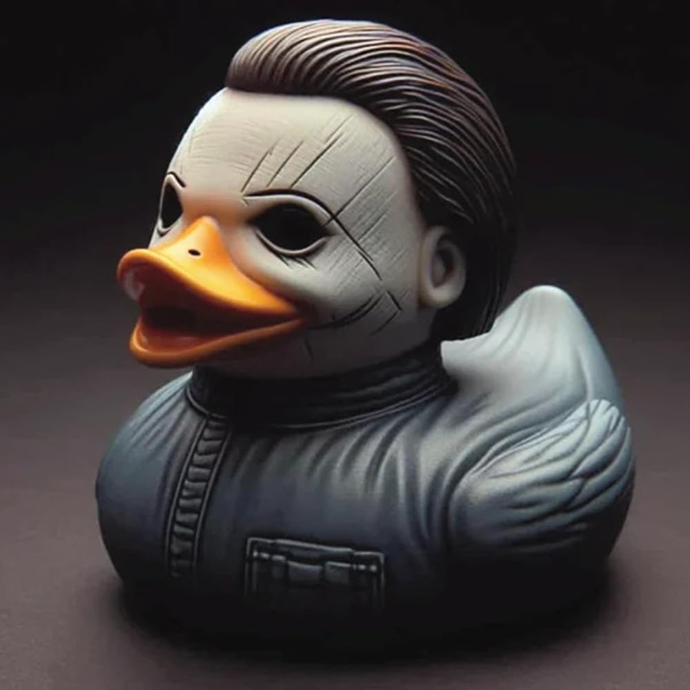 🦆EROCK Punk Duck Goth Resin Duck