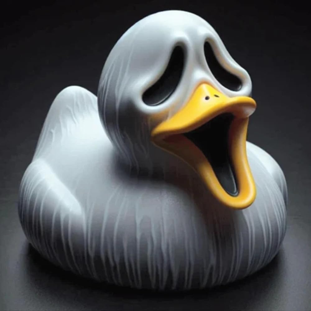 🦆EROCK Punk Duck Goth Resin Duck