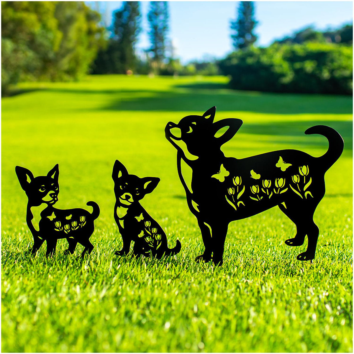 🐾Dachshund Rust Proof Metal Garden Stakes - Outdoor for Yard & Patio🍂