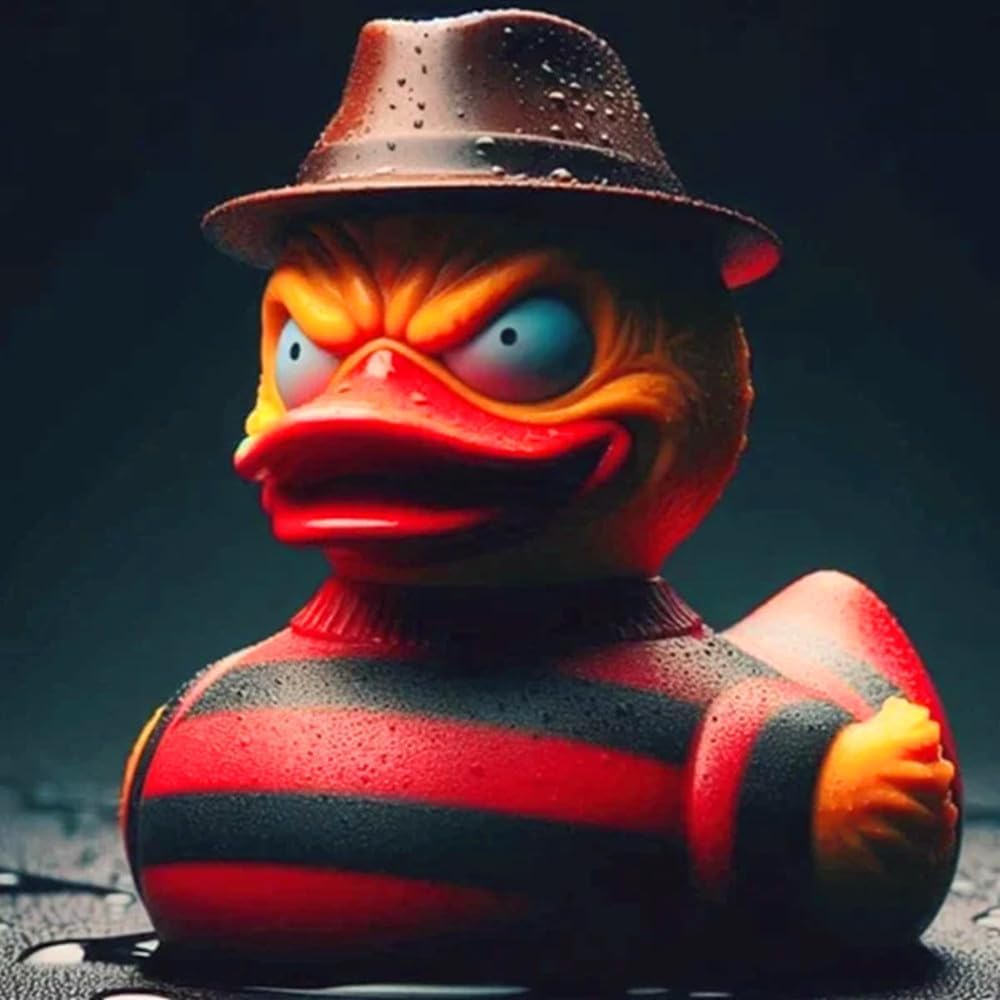 🦆EROCK Punk Duck Goth Resin Duck