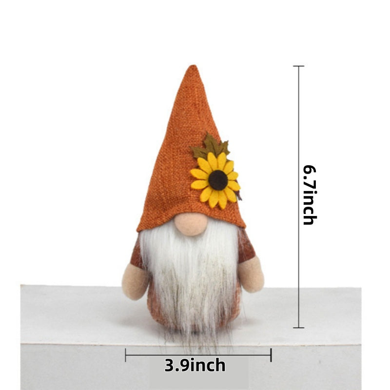 Fall Sunflower Gnomes Autumn Decoration