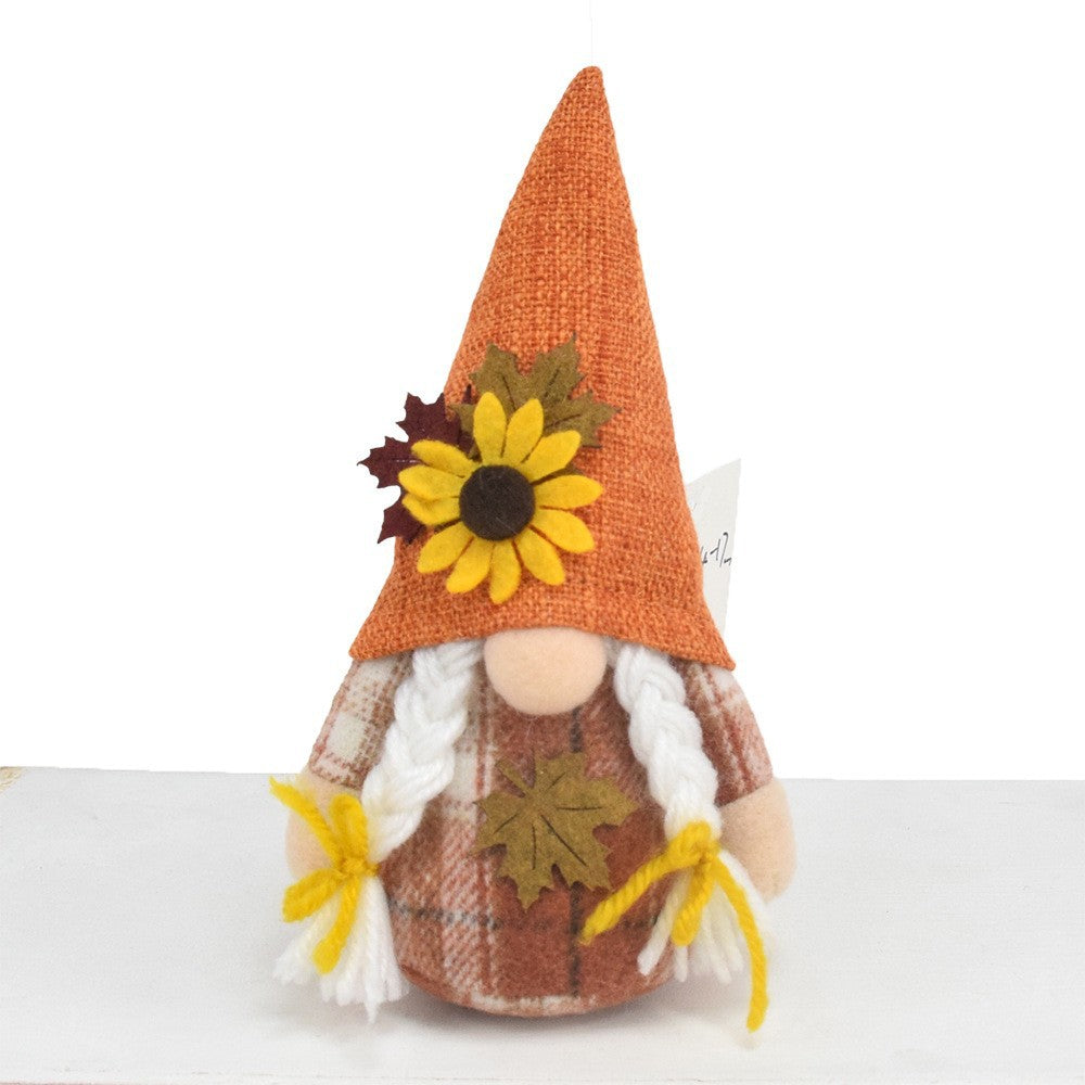 Fall Sunflower Gnomes Autumn Decoration
