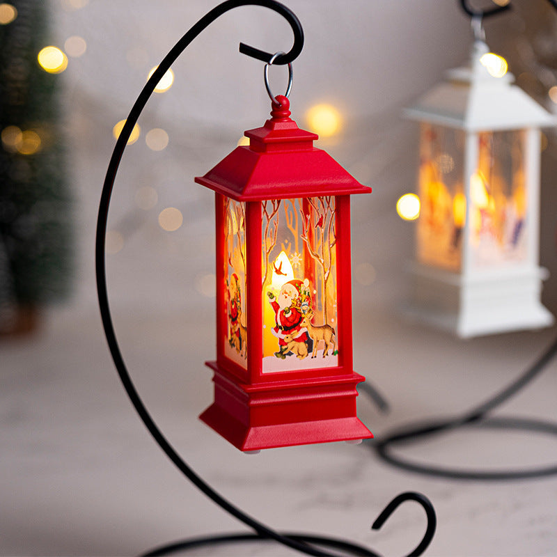 🎄🎁Christmas Lantern Candlestick Lamp christmas Decoration night Light（4pack）
