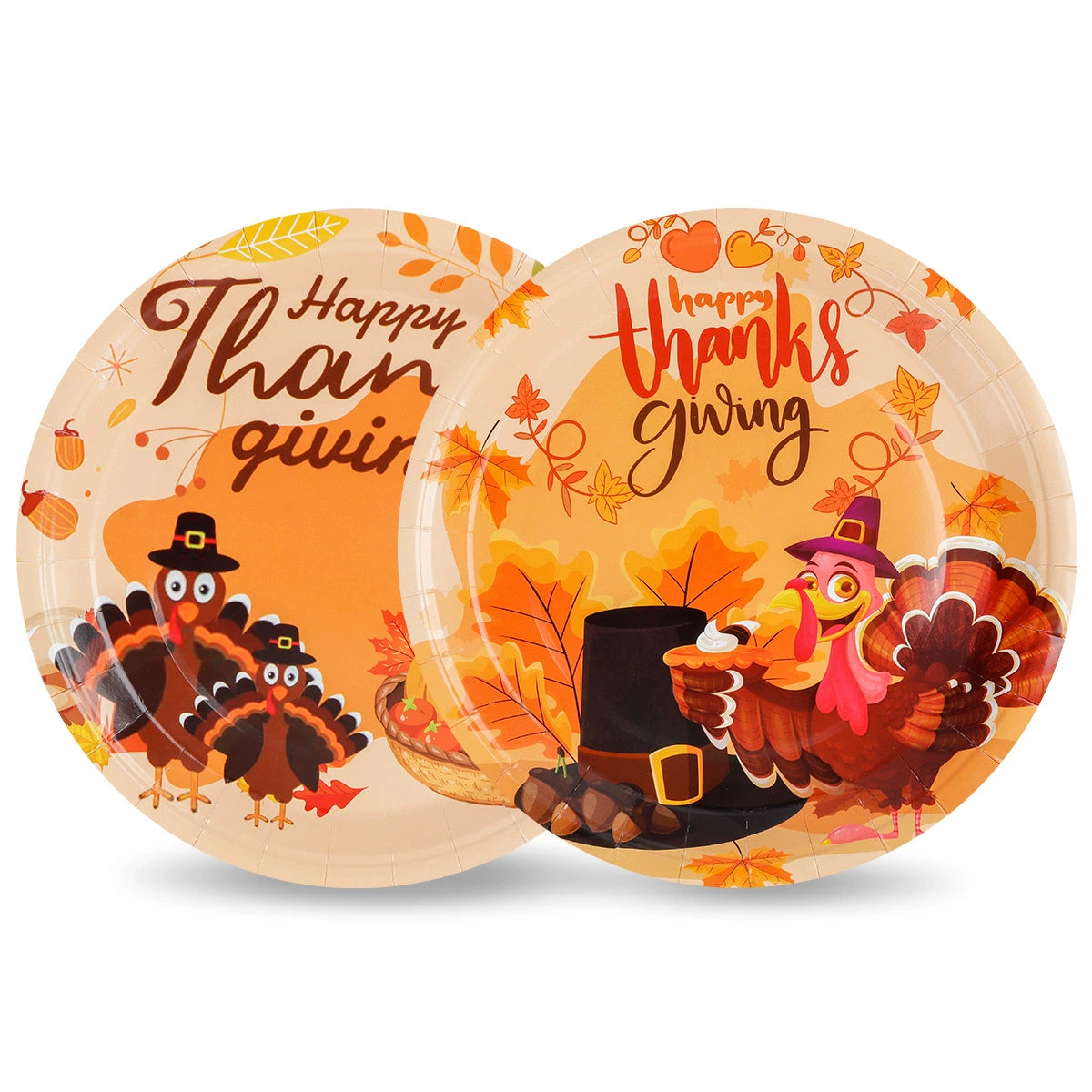 🐔Turkey Thanksgiving disposable plate