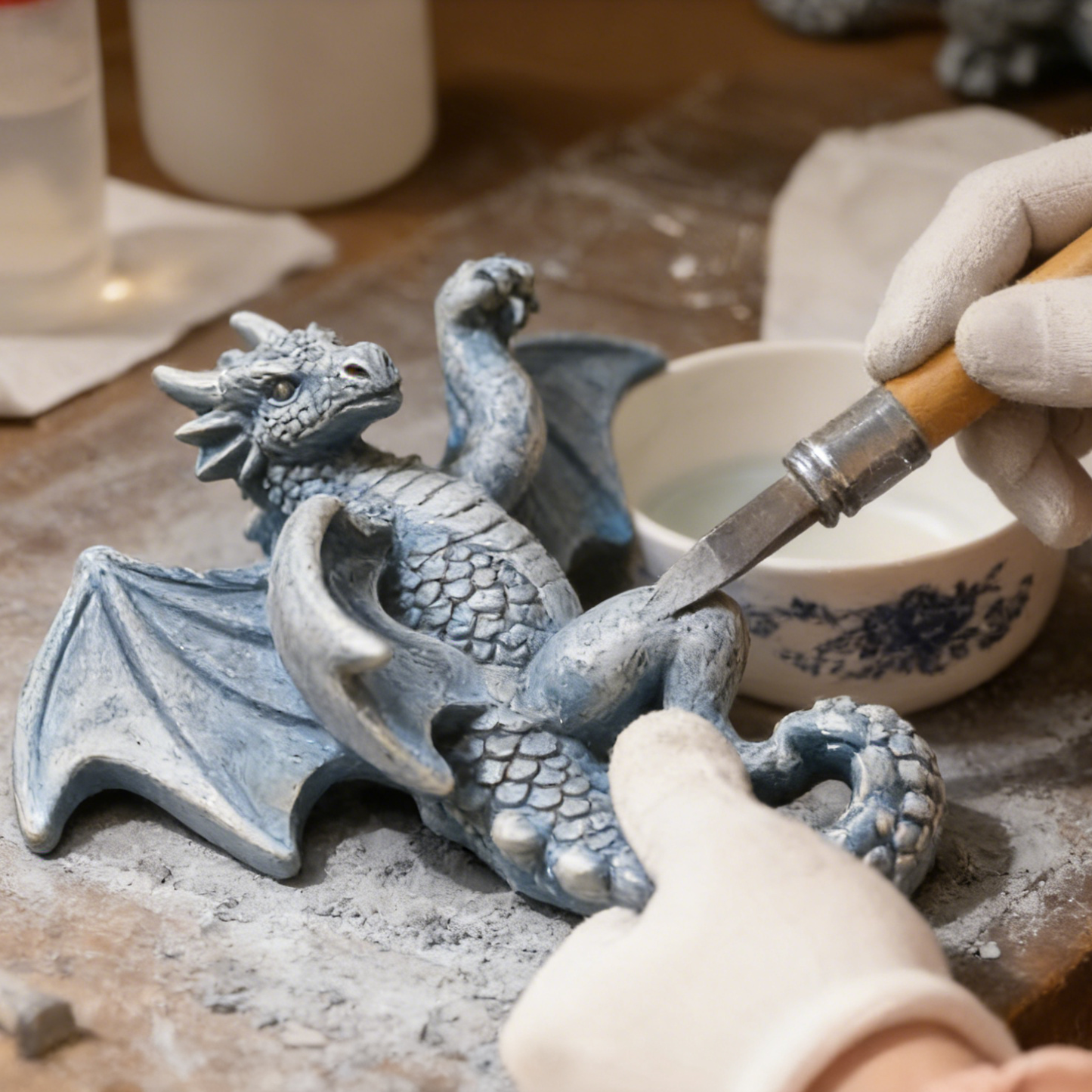 Solar Dragon Tree Hugger Lantern – Garden Decor