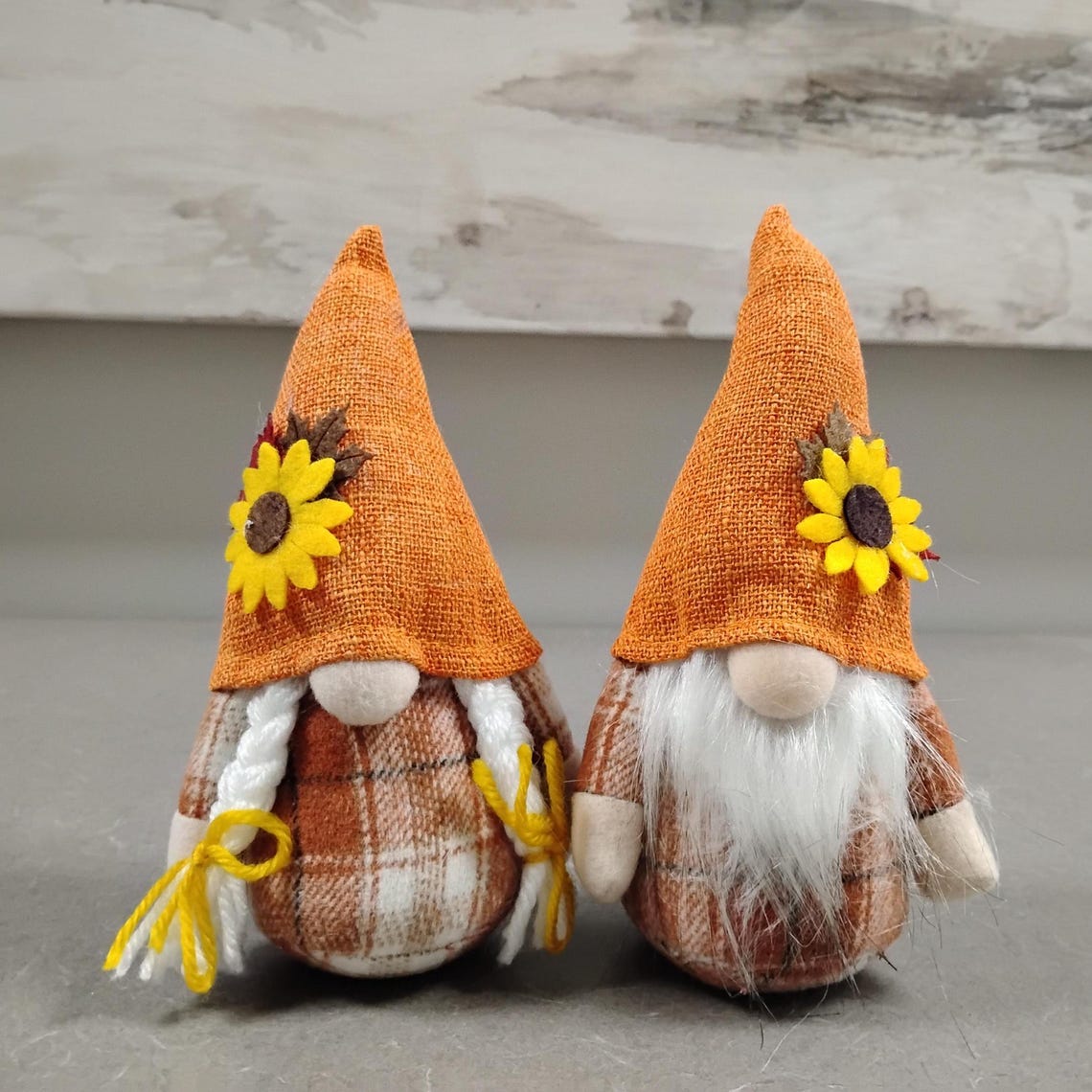 Fall Sunflower Gnomes Autumn Decoration