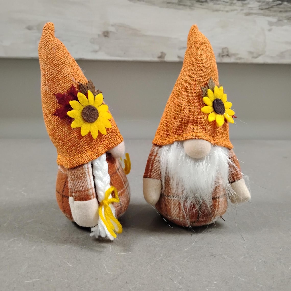 Fall Sunflower Gnomes Autumn Decoration